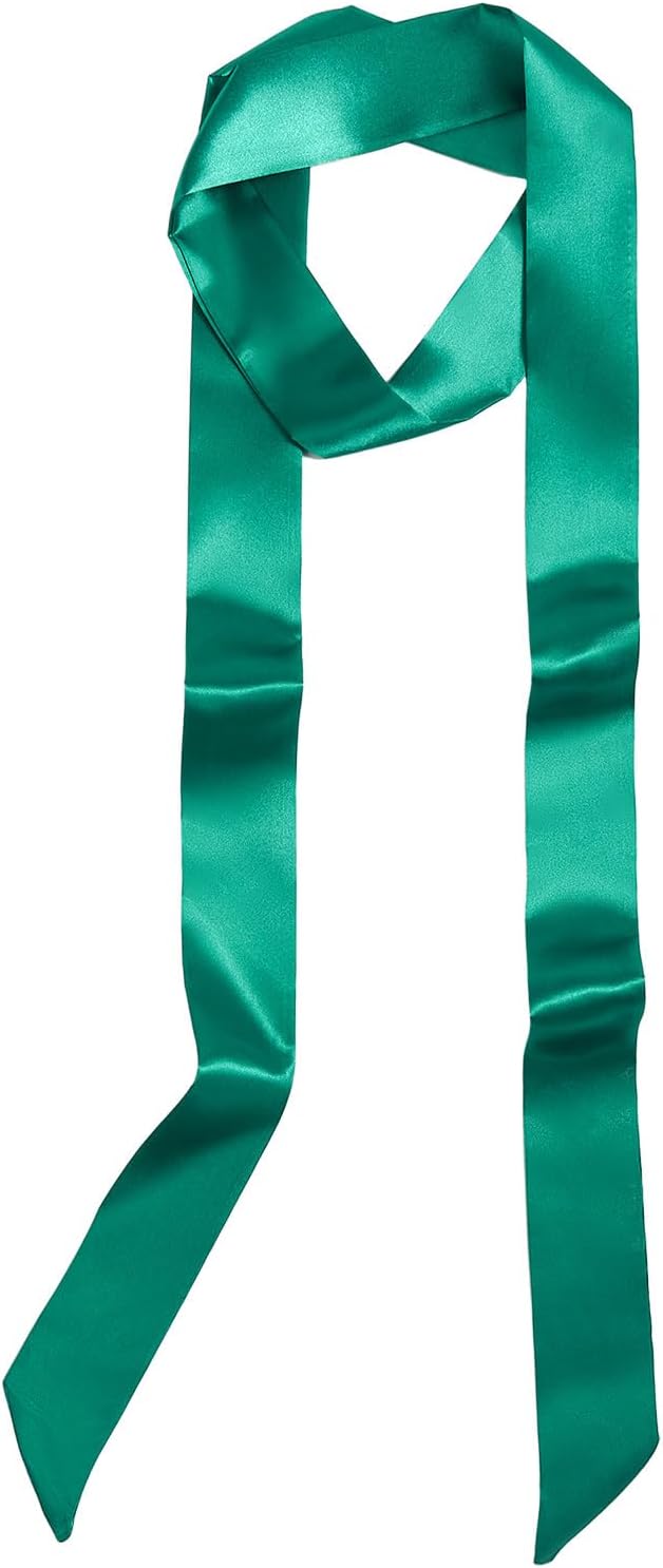 Solid Color Neck Scarf Purse Narrow Scarf Handbags Skinny Twill Hair Scarves Women Fashion Accessories Bag Charms