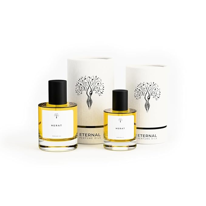 Eternal perfume oils Herat Perfumes for Women Inspired by Black 0pium Long Lasting Womens Perfume 1.69 FL Oz with 1.01 FL Oz Travel Size Perfume for men (Pack of 2)