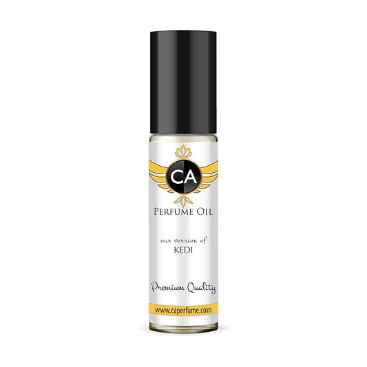 CA Perfume Impression of Kedi Unisex Fragrance Oil Floral Green Scent Long Lasting Perfumes for Women & Men Travel Size TSA Ready Mini Parfum Body Oil Roll-on 0.33 Fl Oz 10ml