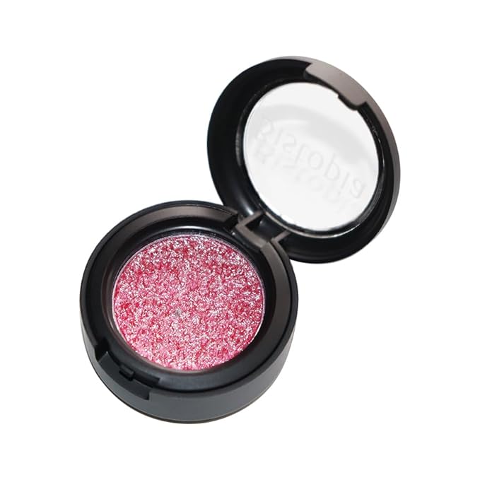 Bistopia Glitter Eyeshadow Collection, 14 Shades, Shimmer Pressed Powder, Metallic and Iridescent Colors (Signet)