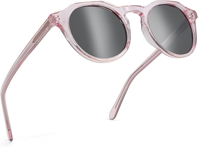 ZENOTTIC Vintage Round Polarized Sunglasses for Men Women UV400 Protection