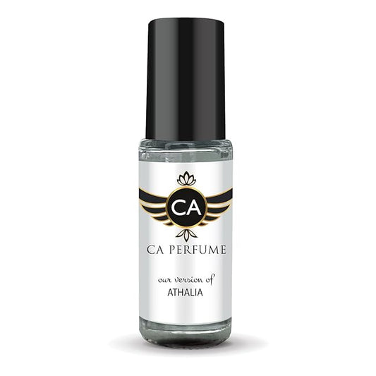 CA Perfume Impression of Athalia for Women Perfume Oil Floral Woody Musk Scent Long Lasting Perfumes for Women Travel Size Mini Perfume Sample TSA Ready Body Oil Roll-on 0.14 Fl Oz 4ml