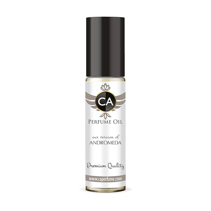 CA Perfume Impression of Andromeda Unisex Fragrance Oil Amber Floral Scent Long Lasting Perfumes for Women & Men Travel Size TSA Ready Mini Parfum Body Oil Roll-on 0.33 Fl Oz 10ml