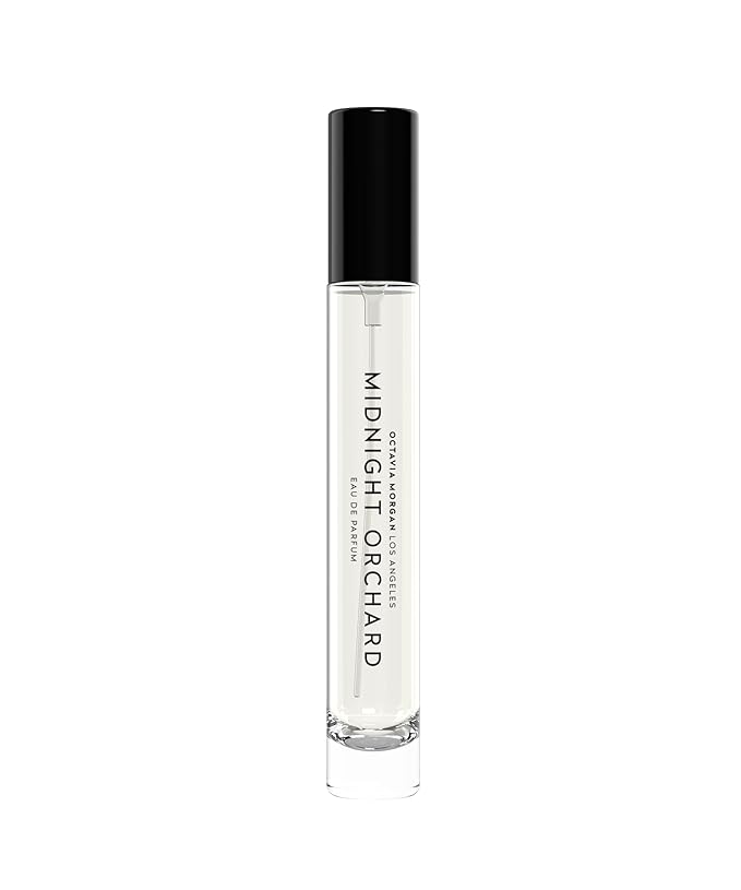 OCTAVIA MORGAN Midnight Orchard Eau De Parfum- Travel Perfume with Lush Peach, Golden Apricot & Smooth Sandalwood for a Fruity-Woody Signature - Graceful Fragrance Designed to Captivate All Day - 10ML