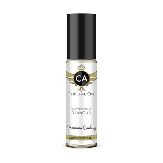 CA Perfume Impression of Ylang 49 for Women Fragrance Oil Chypre Floral Scent Long Lasting Perfumes for Women Travel Size TSA Ready Mini Parfum Body Oil Roll-on 0.33 Fl Oz 10ml