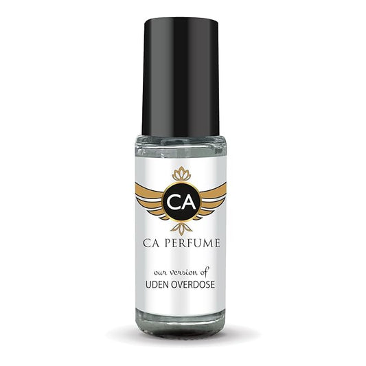 CA Perfume Impression of Uden Overdose Unisex Perfume Oil Woody Spicy Scent Long Lasting Fragrance for Women and Men Travel Size Mini Perfume Sample TSA Ready Body Oil Roll-on 0.14 Fl Oz 4ml