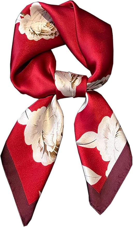 Satin Bandanas Head Scarf For Women Hair Scarves Accessories Lightweight Fashion Wrap Neck Silk Sleeping Headscarf