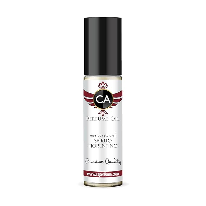 CA Perfume Impression of Spirito Fiorentino Unisex Fragrance Oil Floral Woody Musk Scent Long Lasting Perfumes for Women & Men Travel Size TSA Ready Mini Parfum Body Oil Roll-on 0.33 Fl Oz 10ml