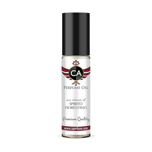 CA Perfume Impression of Spirito Fiorentino Unisex Fragrance Oil Floral Woody Musk Scent Long Lasting Perfumes for Women & Men Travel Size TSA Ready Mini Parfum Body Oil Roll-on 0.33 Fl Oz 10ml