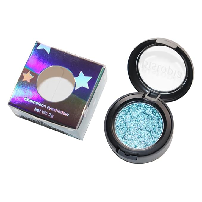 Bistopia Glitter Eyeshadow Collection, 14 Shades, Shimmer Pressed Powder, Metallic and Iridescent Colors (Stellar)