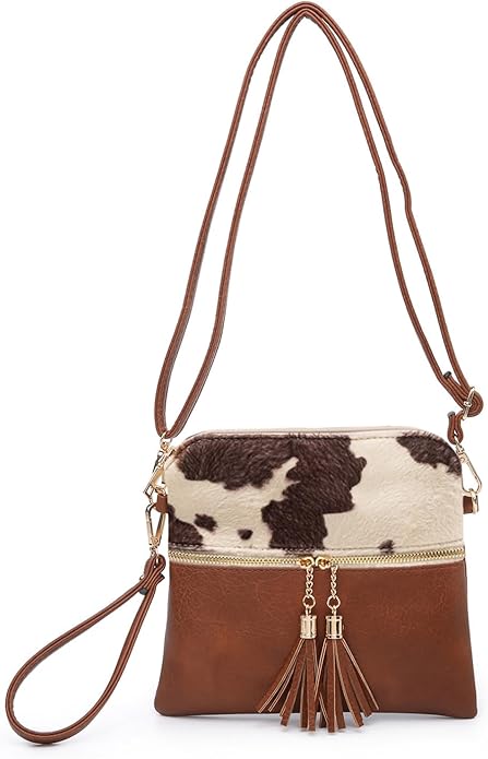 Nude Cheetah Saddle Bag by Jen & Co