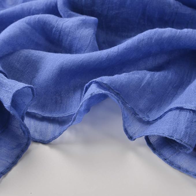 woogwin Women's Cotton Scarves Lady Light Soft Fashion Solid Scarf Wrap Shawl