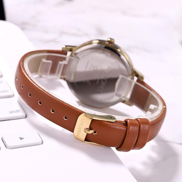 Women's Watches Leather Band Luxury Quartz Watches Waterproof Fashion Creative Wristwatch for Women Ladies