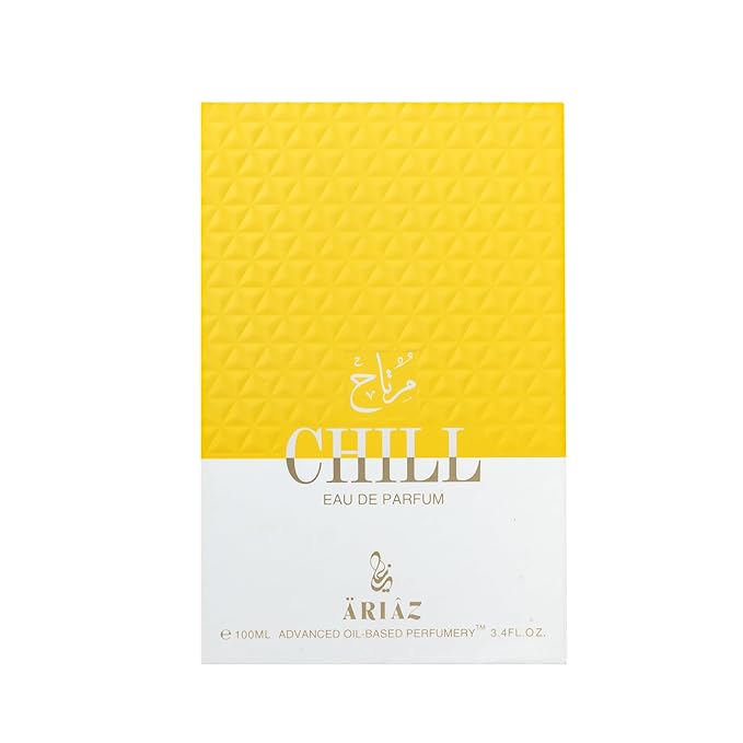 ARIAZ Chill Women Eau De Parfum 3.4 Oz - Fruity Floral Gourmand Perfume with Apple, Lemon, Freesia, Strawberry, Marshmallow, Vanilla, Raspberry & Musk - Sweet Everyday Fragrance