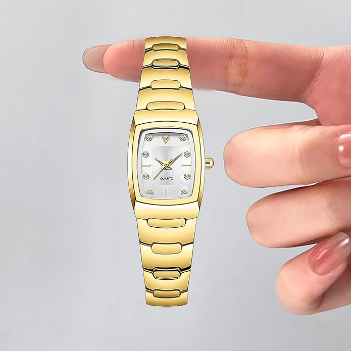 BESTKANG Watches for Women Small Square Face Ladies Watches Waterproof Tungsten Steel Dainty Dress Rectangle Exquisite Female Womens Bracelet Watch