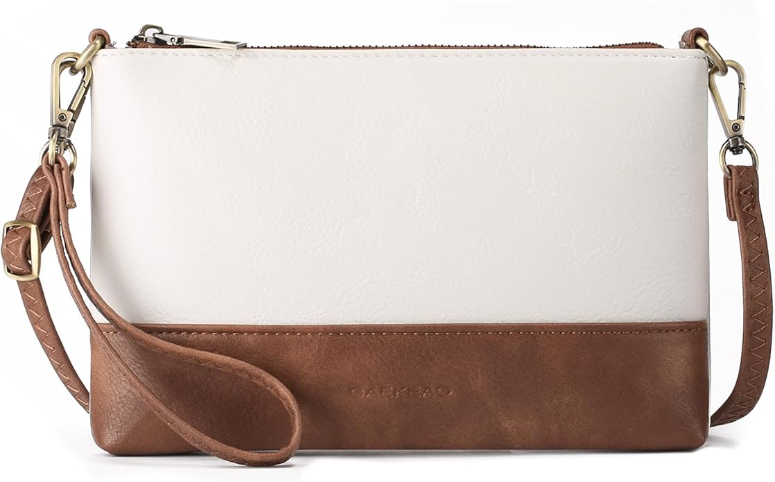 GAEKEAO Wristlet Wallet Clutch Purses For Women Small Crossbody Bag Cell Phone Wallet Purse Shoulder Handbag with Card Slots