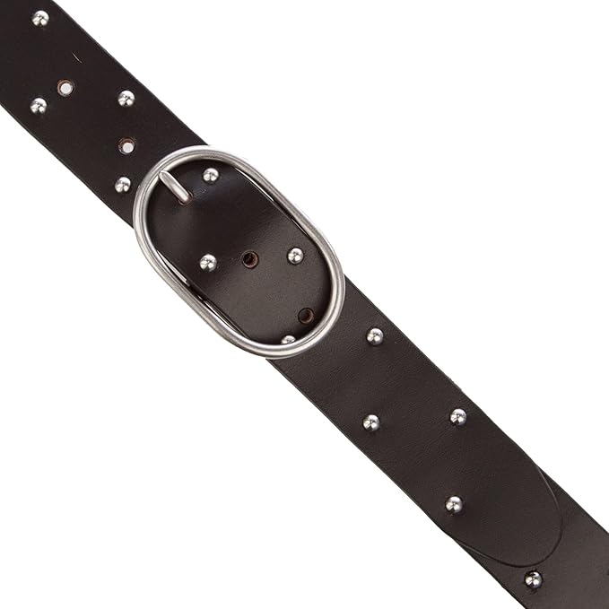 Lucky Brand womens Studded Leather Belt | Stylish | Classic | Modern | Jeans | Pants | Skirt | Dress
