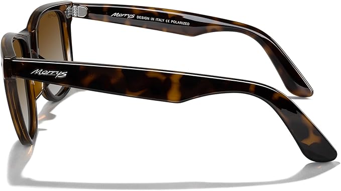 MERRY'S Classic Square Shape Polarized Sunglasses for Womens Mens Retro Designer UV400 Sun Glasses S6140