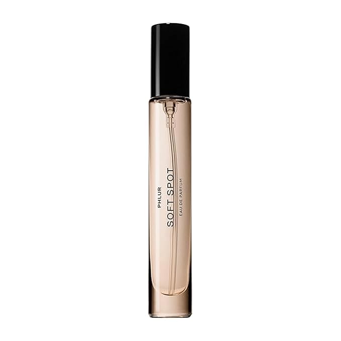 PHLUR Soft Spot Eau de Parfum - Travel Size Perfume Fragrance - Floral Amber Musk Perfume with Bergamot, Mandarin, Jasmine, Sandalwood & Vanilla (9.5mL)