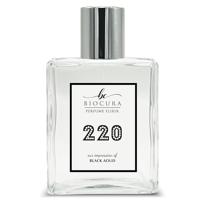 BC Perfume 220 Inspired by Black Aoud For Women & Men Replica Fragrance Dupes Eau de Parfum Spray Bottle 3.4 Fl Oz/100ml-X1