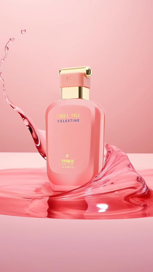 French Factor Chillpill Calestine Women’s Perfume | Premium Long-Lasting Eau de Parfum | Elegant Floral Fruity Fragrance with Orange Blossom, Indian Tuberose, Vanilla & Sandalwood | 100ml