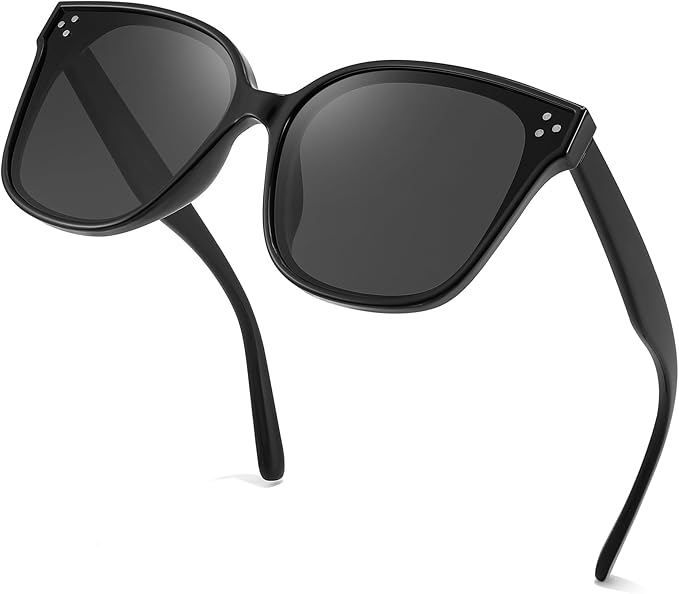 FEISEDY Oversized Polarized Sunglasses - UV400 Protection, Square Fashion Sun Glasses for Outdoor & Daily B2600