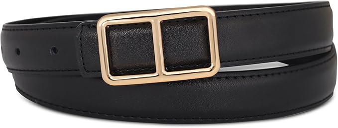 Relang Women's Belts with Gold Buckle, Fashion Waist Band, Elegant Ladies' Belt, Gift for Women