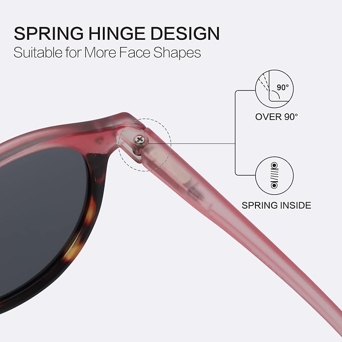ZENOTTIC Polarized Round Sunglasses, Stylish Sunglasses for Men and Women Retro Classic, Multi-Style Selection