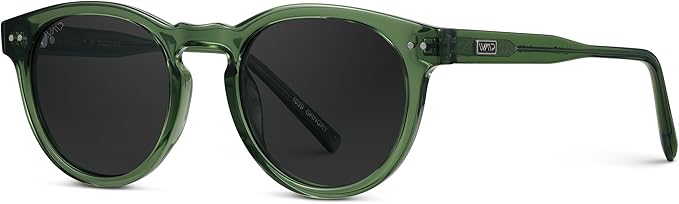 WearMe Pro Round Polarized Sunglasses for Women - Retro Classic UV400 Protection for Driving & Everyday Wear