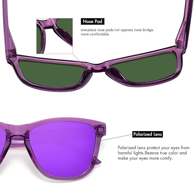 MEETSUN Polarized Sunglasses for Women Men Trendy Classic Retro Designer Style