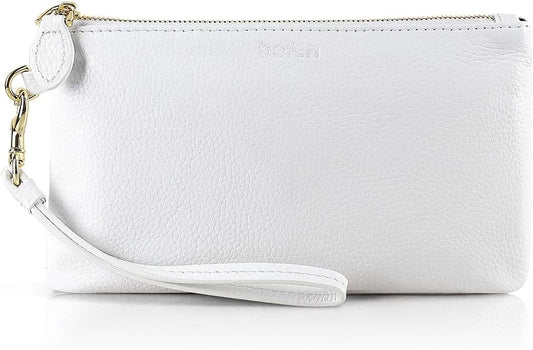 befen Genuine Leather Wristlet Clutch RFID Blocking Bag Cell Phone Wallet Purse Wristlet Wallet Purses and Handbags for Women