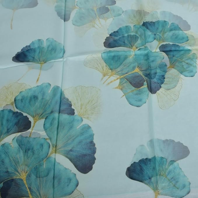 100% Mulberry Silk Women's Neck Silk Scarf-Lightweight Shawl,FLoral Print Beach Silk Wrap-Scarves for Photography