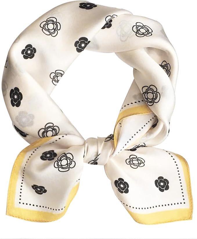 Satin Bandanas Head Scarf For Women Hair Scarves Accessories Lightweight Fashion Wrap Neck Silk Sleeping Headscarf