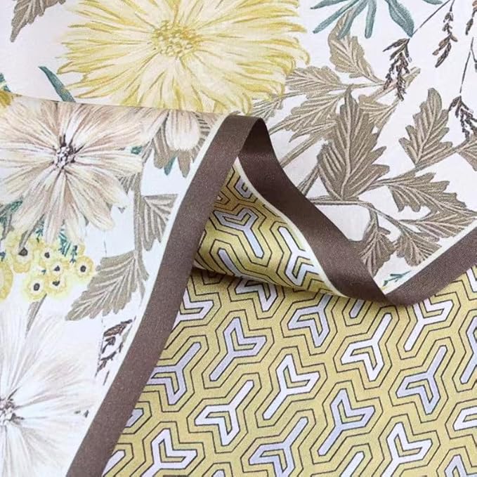 100% Mulberry Silk Ribbon Scarf for Hair Beach Head Wraps for Women Handbag accessories Necktie