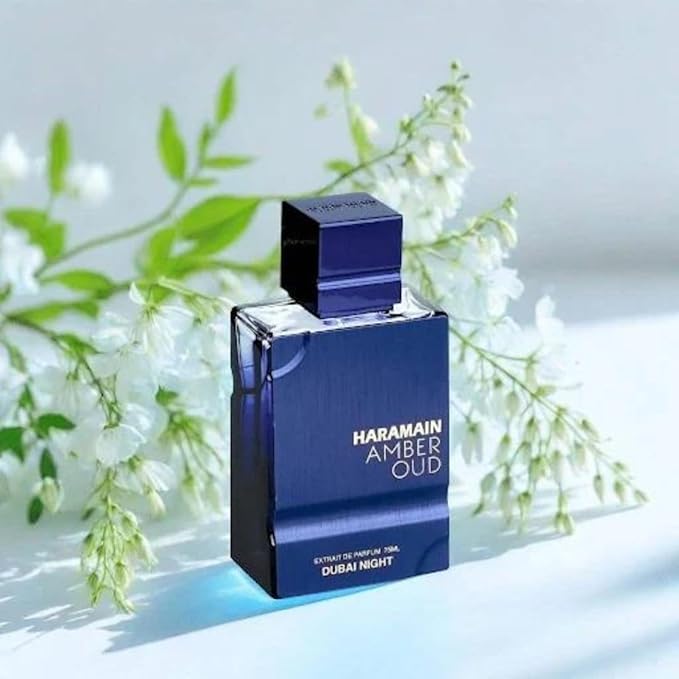 Al Haramain Amber Oud - Dubai Night - Oud Cologne for Men - Amber Perfume for Men - Long Lasting Perfume with Bergamot, Saffron Fragrances - 3.33 oz