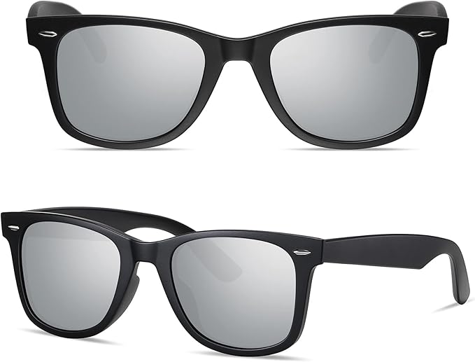 MEETSUN Polarized Sunglasses for Women Men Classic Retro Square Frame Driving Sun Glasses UV Protection