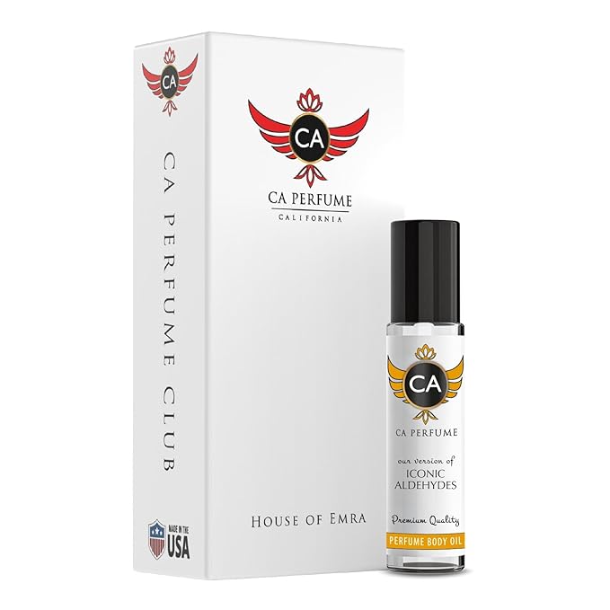 CA Perfume Impression of Iconic Aldehydes for Women Eau De Parfum Floral Aldehyde Scent Long Lasting Perfumes for Women Travel Size TSA Ready for Day and Night Wear 0.33 Fl Oz 10ml