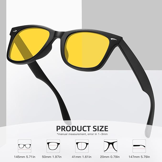 MEETSUN Polarized Sunglasses for Women Men Classic Retro Square Frame Driving Sun Glasses UV Protection