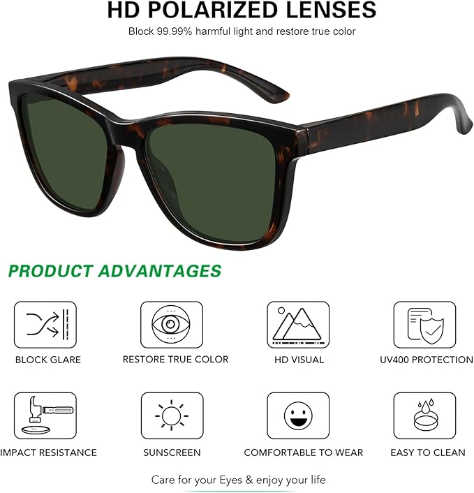 MEETSUN Polarized Sunglasses for Women Men Trendy Classic Retro Designer Style