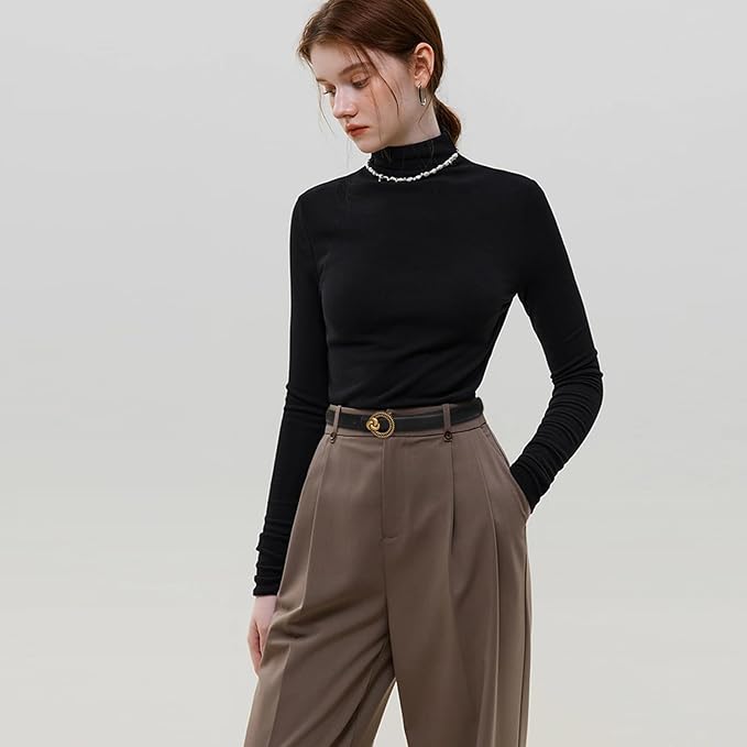 Relang Women's Belts with Gold Buckle, Fashion Waist Band, Elegant Ladies' Belt, Gift for Women