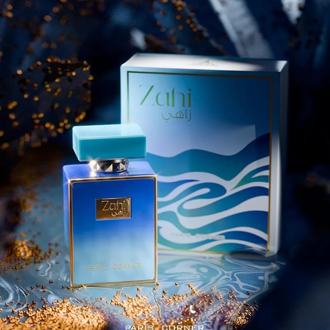 Paris Corner | Zahi Eau De Parfum 2.8 Fl Oz | Unisex Perfume with Juicy Apple & Pear, Jasmine, Rose, Vanilla, Amber & Patchouli | Fresh Fruity Floral Scent with Warm Woody Base for Men & Women