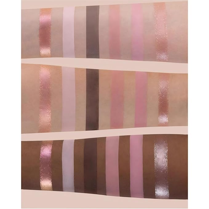 Flower Knows Swan Ballet Six-Color Makeup Palette,Soft Pink Eyeshadow with 4 Matte + 2 Shimmer Shades,Blendable Smooth Cute Eye Makeup,0.23 Oz(03 Pink Swan)