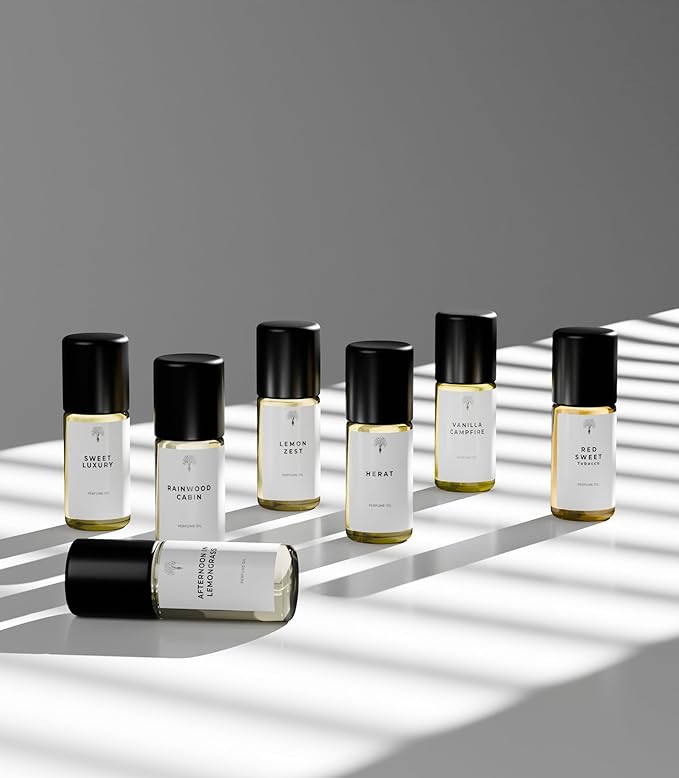 Eternal perfume Oils Travel Size perfumes for women Mini Mist Gift Set 7 Piece Collection perfume for men unisex Long Lasting perfumes set for womens 7 x 3 ml/0.17 FL Oz Gift Set for Women