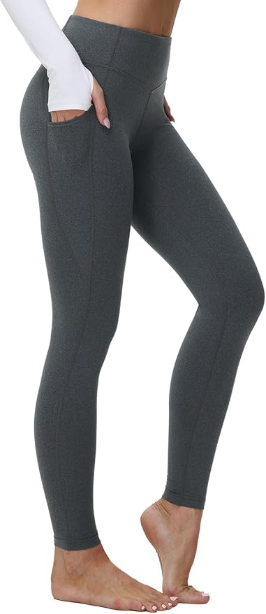 baleaf Winter Clothing Women Leggings Fleece Lined Tights Thermal Warm Thick Cold Weather Gear 1 Pockets