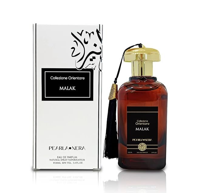 MALAK, a Ambery Oud, Smoky Rose and Wood Scent Accords. Arabian Perfume for Men and Women. Perfume Arabe (Unisex Cologne) 3.4 Oz