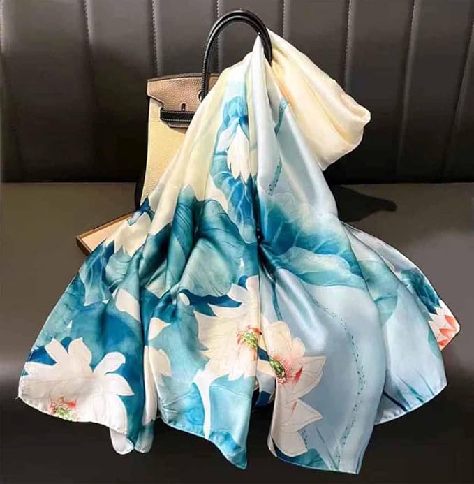 Xyueanlo Scarfs for Women Lightweight Scarves Fashion Print Floral Pattern Head Scarf Wraps Shawls