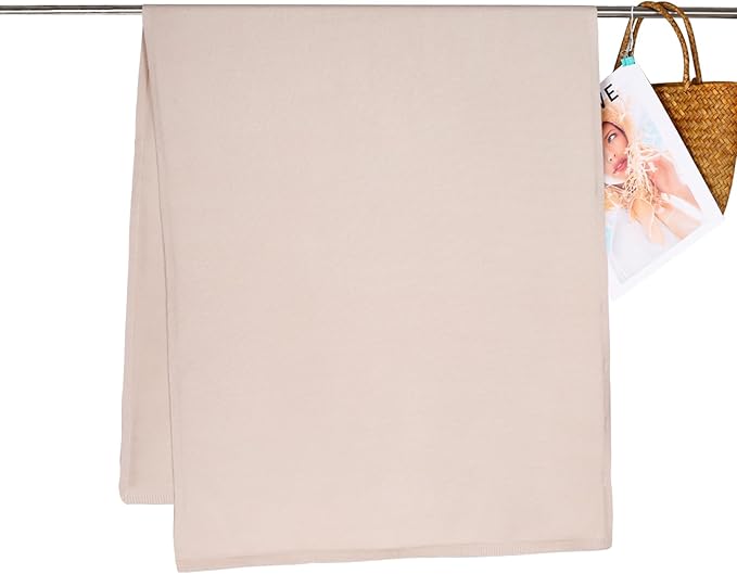 EXTREE Scarfs for Women Pashmina Silky Shawl Wrap for Evening Dressing Blanket Open Front Poncho Cape