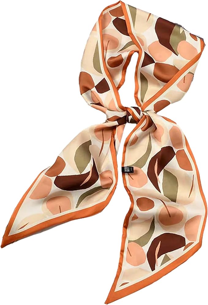 Hair Scarf for Women Silky Satin Headscarf Neck Scarves for Handbag Accessory