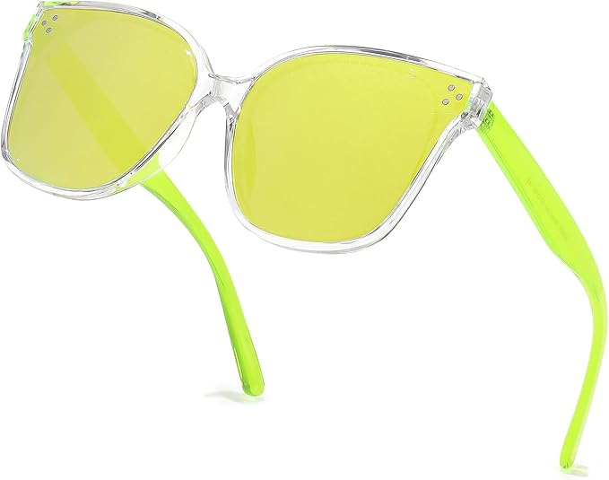 FEISEDY Oversized Polarized Sunglasses - UV400 Protection, Square Fashion Sun Glasses for Outdoor & Daily B2600