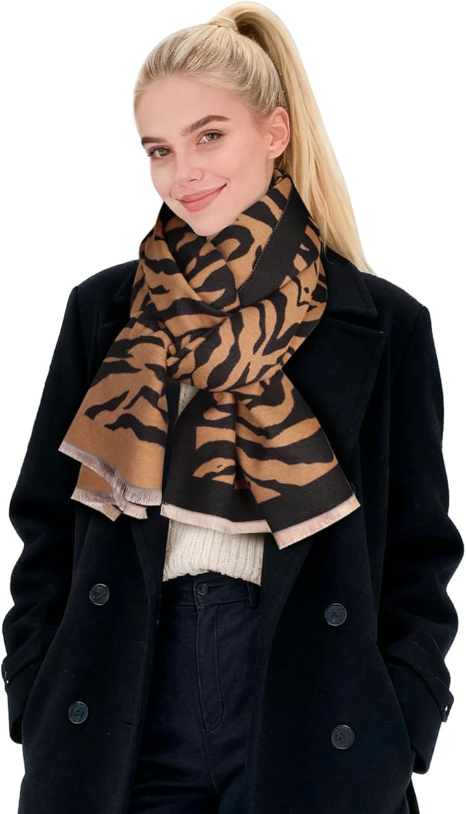 EXTREE Scarfs for Women Pashmina Silky Shawl Wrap for Evening Dressing Blanket Open Front Poncho Cape